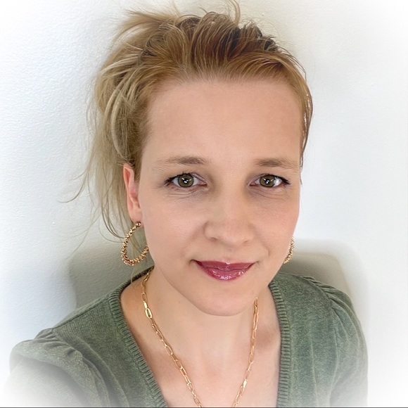 💕Glamtastic Marcel Louis Tinsel Hoop Earrings💕 - Picture 2 of 7